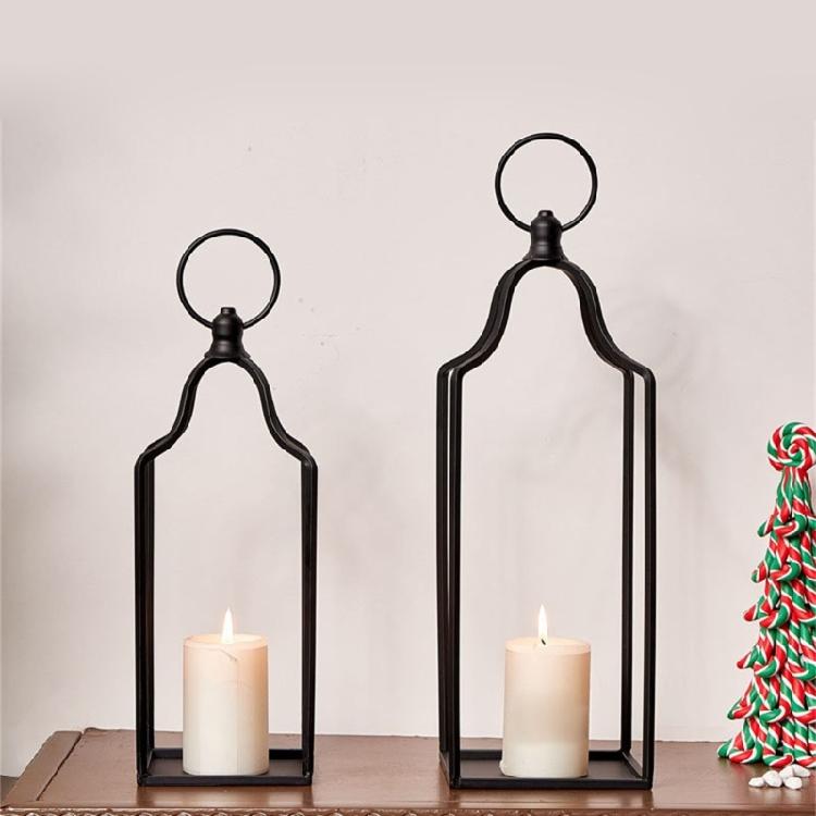 Metal Candle Holder Candlesticks Stand Holder Ornament for Birthday Gift
