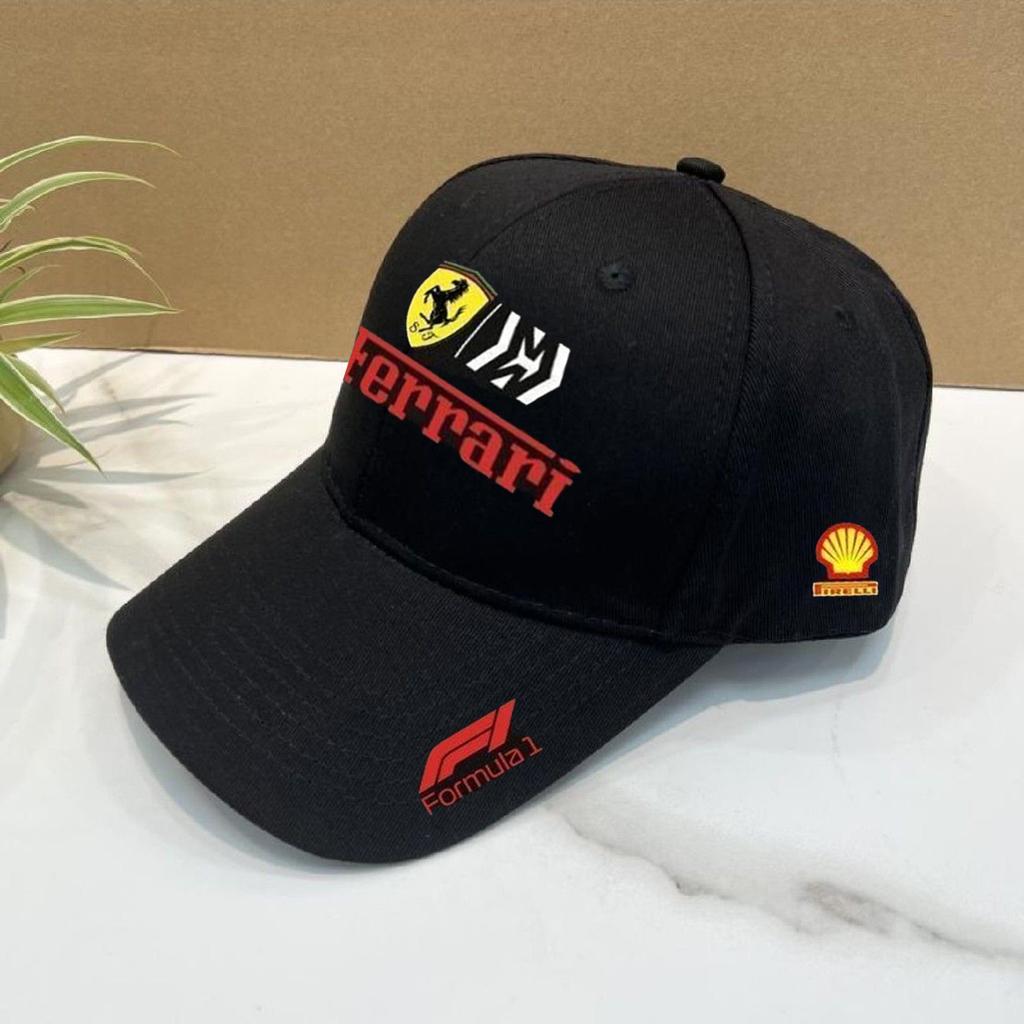 Ferrari F1 Team Racing Outdoor Cycling Sun Shade Baseball Cap for Ferrari Sp3 488 Sf90 F40 F8 458 296 Purosangue Roma 599 612