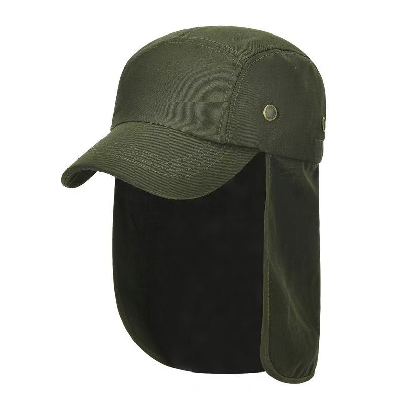 Outdoor Hiking Fishing Hat Sun Protection Cap with Neck Flap for Men Women