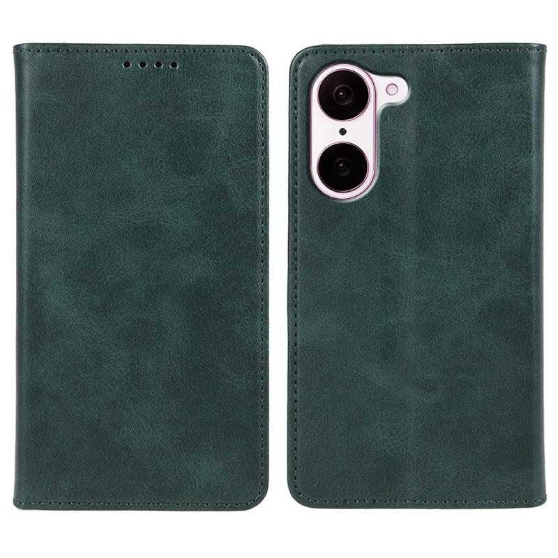 Pro OnePlus Nord CE5 5G Pouzdro Silné Magnetické PU Kůže Kryt na Telefon Textura Telete