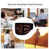 120CM Smart Muscle Toner Abdominal Toning Belt Abs Trainer USB Recharge Home Gym Fitness Massager