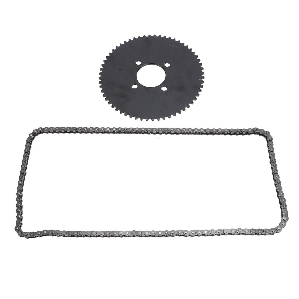 35 Chain 60T Rear Sprocket Kit Steel Alloy Enhanced Performance High Hardness for Mini Bike Go Kart Drift Trike Quad ATV