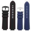 24*16mm Convex Men Silicone Watch Strap for TIMEX Tidal T2N721 T2N720 TW2T76500 2T76300 Blue Sports Waterproof Rubber Watchband