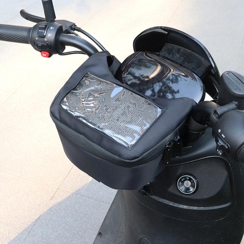 Waterproof Motorcycle Front Bag Expandable Motorcross Waist Pack Multifunction Scooter Backpack for Outdoor Sport Riding