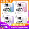Kids Mini Instant Print Camera 2.4 Inch Screen Children Camera with 3 Rolls Print Paper Thermal Printer for Girls Boys Aged 3-12