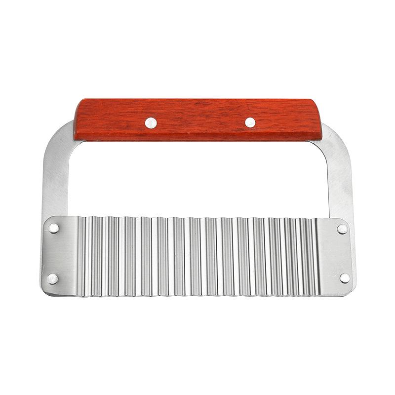Stainless Steel Wave Blade Potato Slicer & Vegetable Cutter – Wolf Tooth Design