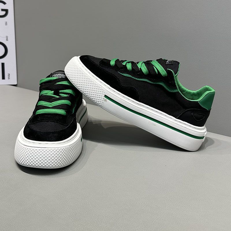 

Модная мужская обувь с круглым носком, низкие, на толстой платформе, кроссовки на шнуровке, не кожаные, новинка по цене, дизайнерская, роскошная, обычная мужская повседневная обувь 39