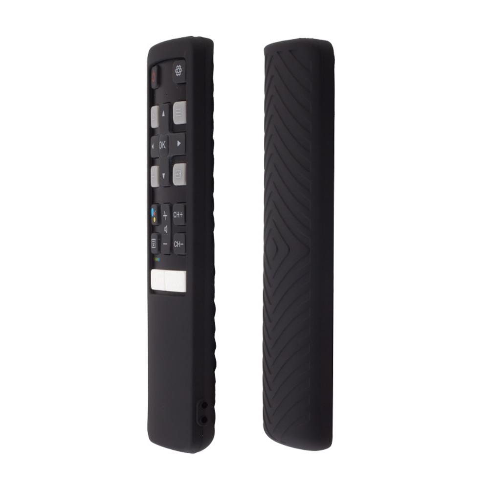 Anti-fall Remote Control Case Silicone Waterproof Case Remote Control Sleeve for TCL RC802V чёрный