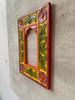 Hand-Painted Wooden Jharokha Frame: Indian Wall Hanging Decor
