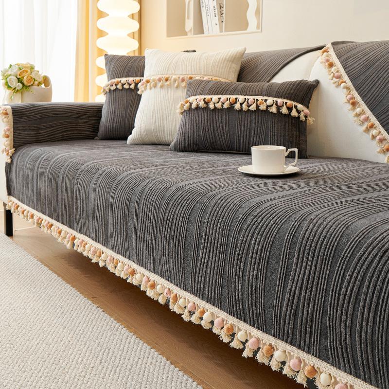 Milk Fleece Sofa Cushion Is Universal In All Seasons  New Sofa Cover Autumn And Winter Simple Modern Cover Cloth Towel Seat Cushion