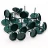 8/10/12mm 20pcs/lots 21Colors Plated Earring Studs,Earrings Blank/Base,Fit 8mm Glass Cabochons,earring setting;Earring Bezels