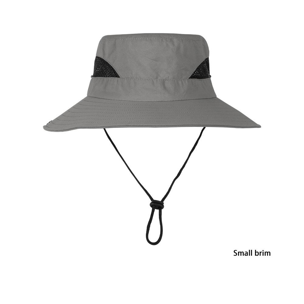 Solid Small Brim Mesh Bucket Hat Unisex Waterproof Bob Caps Hip Hop Gorros Men Women Panama Cap Beach Fishing Boonie Sunhat
