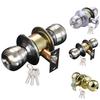 Spherical Door Handle Knobs Universal Stainless Steel Bedroom Lock Bathroom Entrance Locks Kitchen Hardware Sturdy Gear