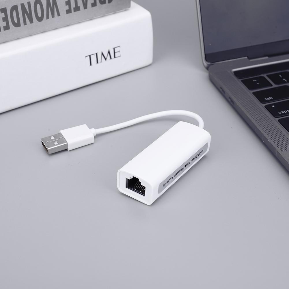 USB Ethernet Adapter Support Windows XP/7/Vista Linux Wired LAN Adapter Anti-interference Network Card USB2.0 for Macbook Tablet