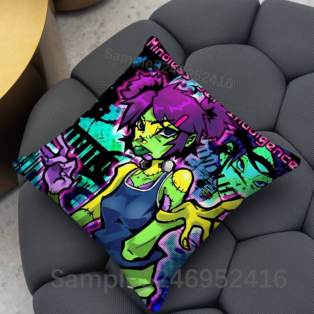 MSI MMindless Self Indulgence Pillow Case Cover Square for Decorative Cushion Bed Couch Sofa Classic Style Machine Washable
