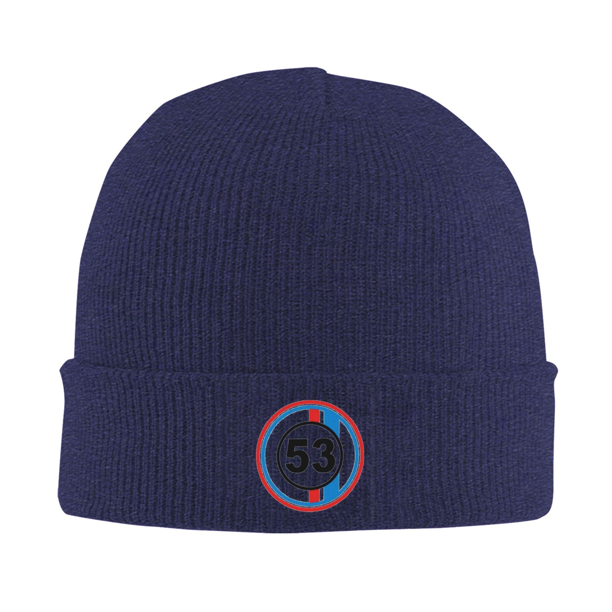 

Herbie Cnumber 53 the love bug no Winter Skullies Beanies Hat Warm Autumn Knitted Hats Bonnet Caps for Women Men One Size