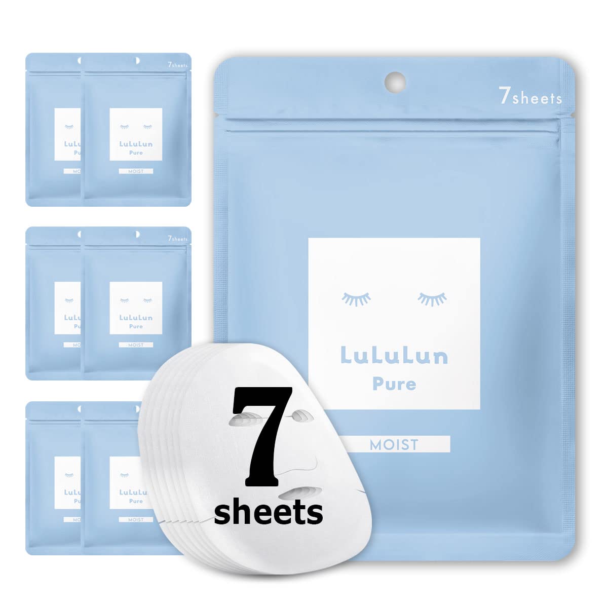 

Маска для лица Lululun Pure Blue 6FS 7 шт. [Glide Enterprises]