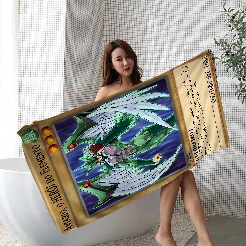 Yu-Gi-Oh MONSTER CARD Towel Microfiber Beach Towel Absorbent Quick dry Soft Yoga Swimming Resort Mountain Climbing Towel