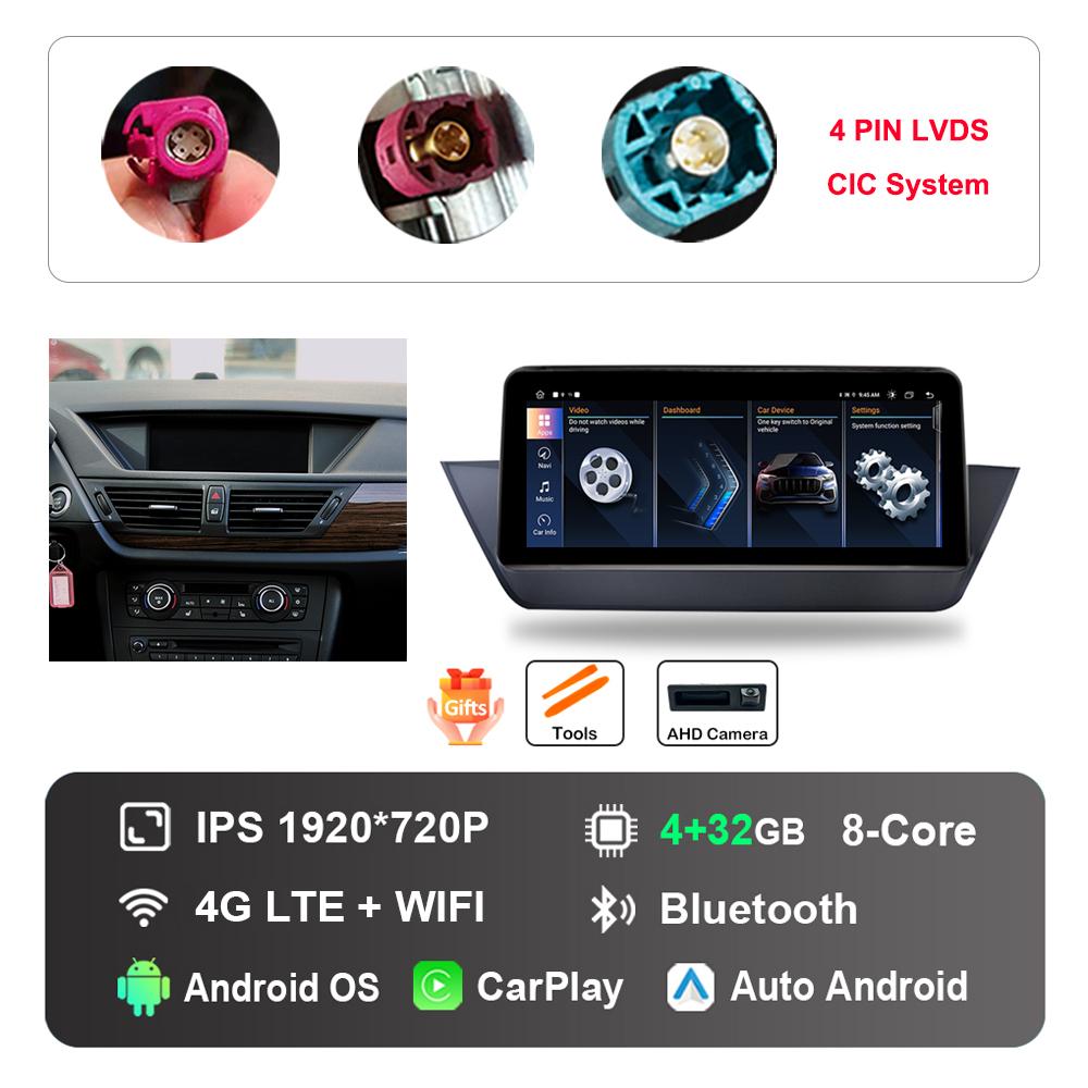10.25 Inch for BMW X1 E84 2009 - 2015 CIC System 4G WiFi DSP Stereo Android Car Radio Multimedia Player GPS HD Touch Screen