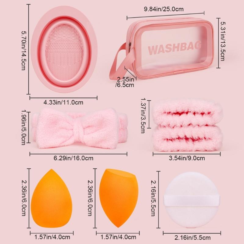 20x/Set Cosmetic Brush Makeup Brush Set with Storage Bag Eyeshadow Brush Concealer Brush Basic Essentials Brush Set