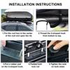 Universal Roof Box Clamps Car Van Mounting Fitting Kit Roof Box U Bolts Stainless Steel U-bolts Clamps Roof Box U Brackets