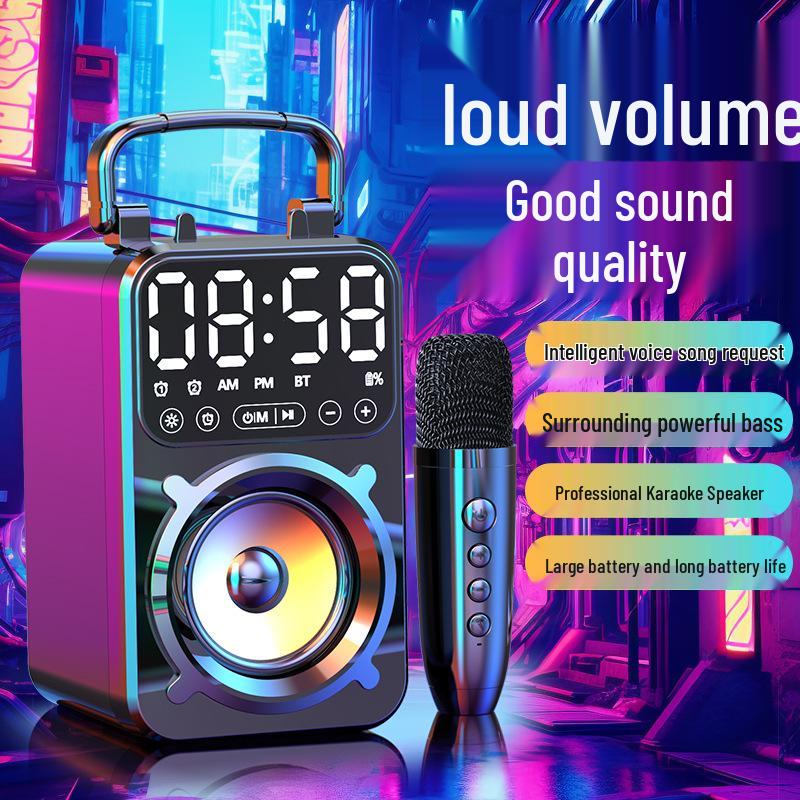 Square Dance Portable Bluetooth Speaker: High-Volume for Home, Living Room, and Outdoor Use