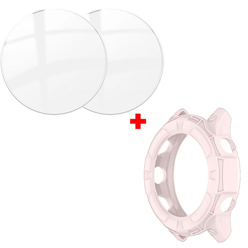 Case + Tempered Glass Film For Garmin Forerunner 255 255S TPU Screen Protector Bumper Protective Cover For Garmin Forerunner 955