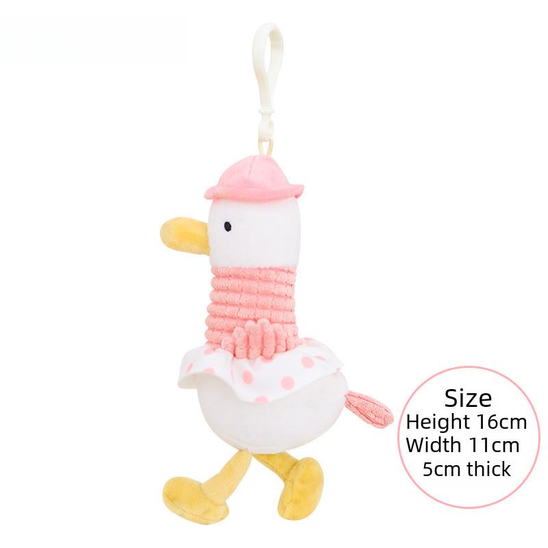 Genuine Metoo Plush Keychain Adorable Duck Figure Cute Animal Backpack Charm