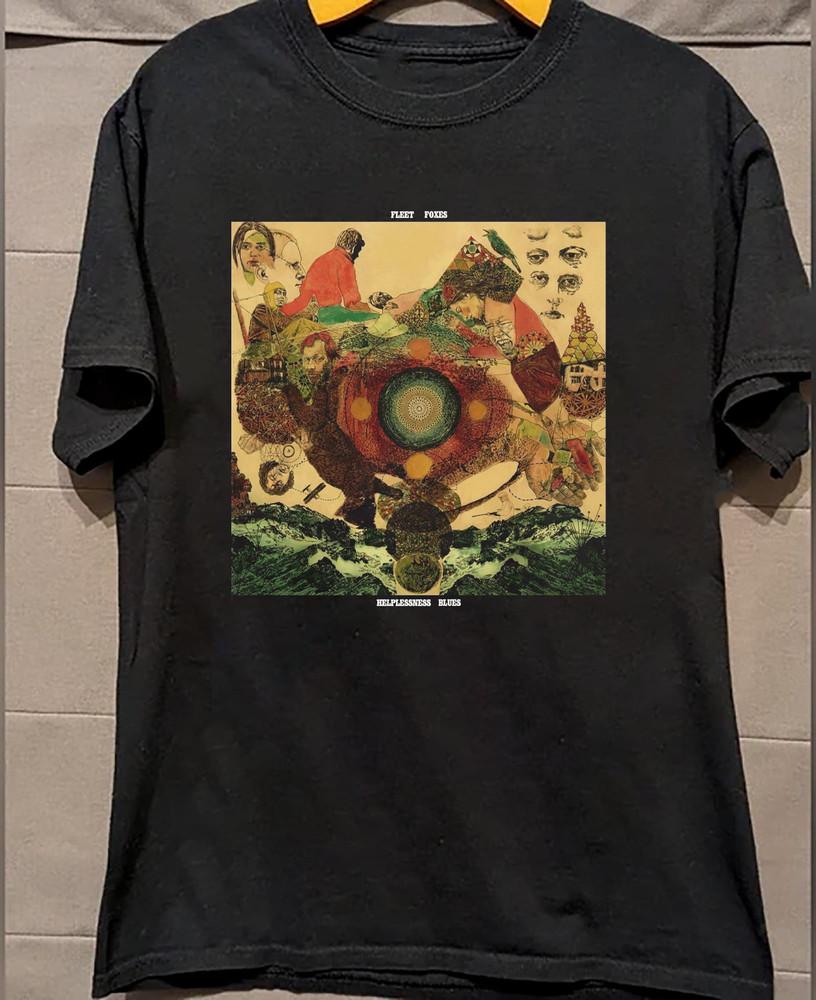 Fleet Foxes Helplessness Blues Black Shirt Full Size S5XL T261 Unisex T-Shirt