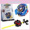 Premium Alloy Battle Spinning Top B-134 Zhanji Wushen With Dual Direction Launcher For Thrilling Gameplay