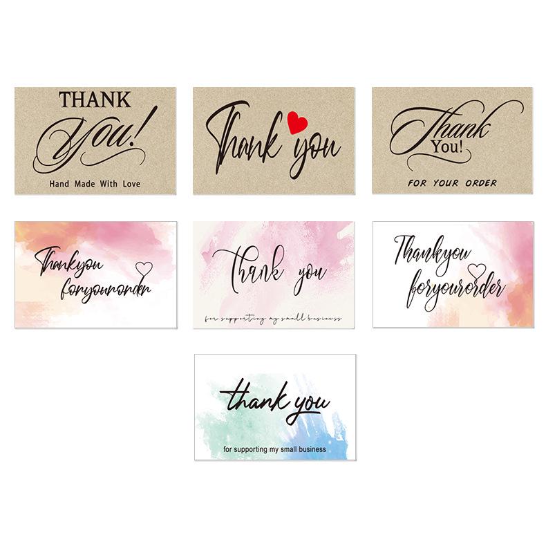 350pcs Rectangular 'Thank You' Adhesive Sealing Labels