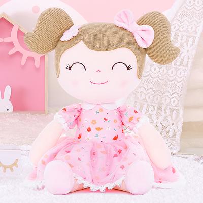 Baby Dolls Spring Girls Plush Doll Baby Girl Gifts Stuffed Toys Ideas for Baby Shower Presents 30cm Pink