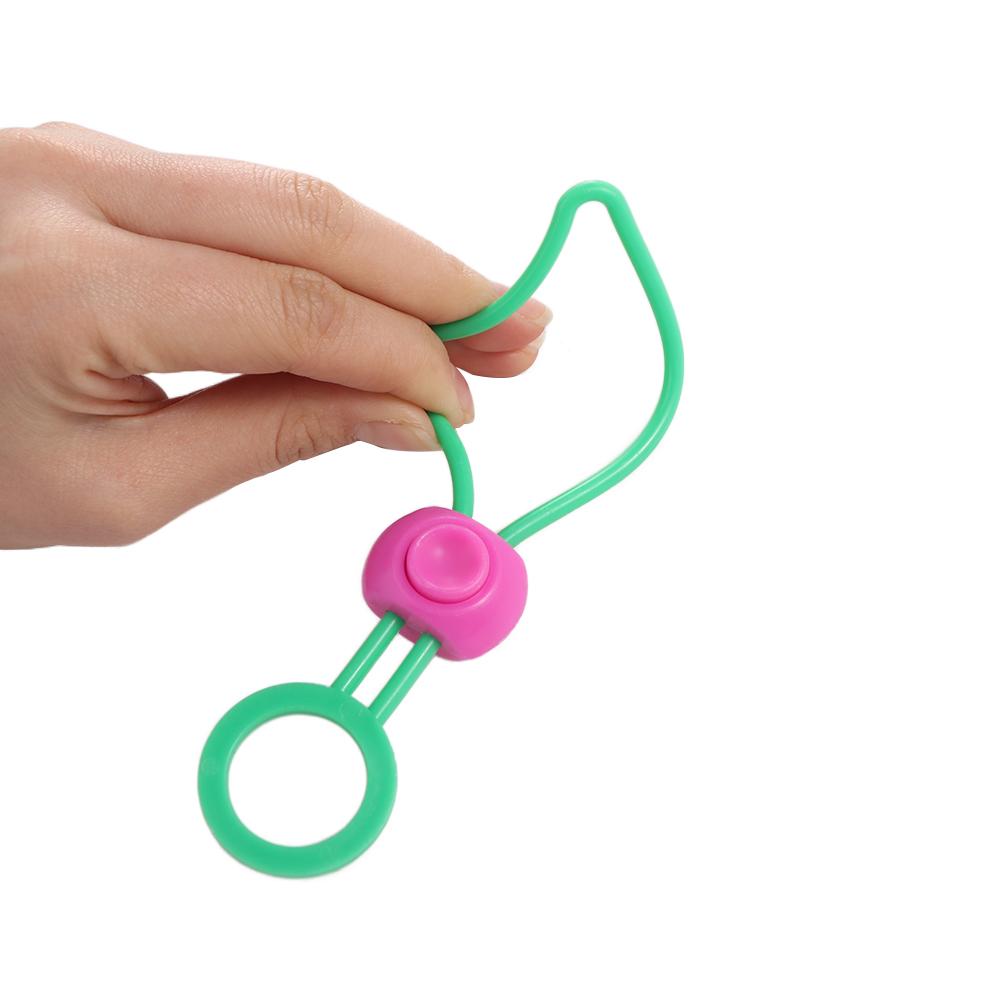 Elastic Bag Mouth Sealing Ties Silicone Fresh-keeping Bag Clips Portable Sealer Clip  Kitchen