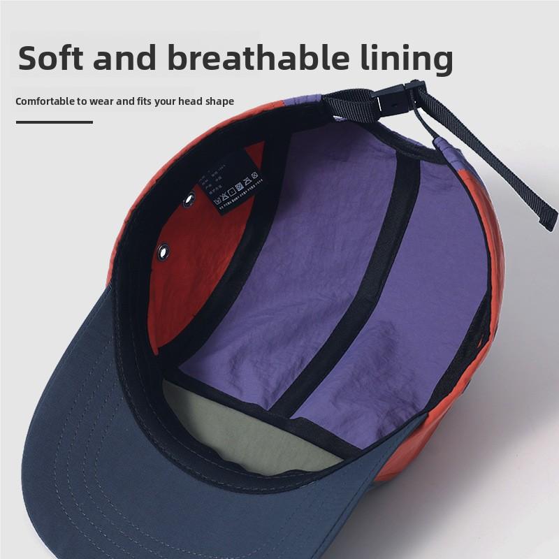 Outdoor Running Cap Sports Quick-drying Breathable Soft-top Baseball Cap Japanese Sunshade and Sun Protection Versatile Mountaineering Hiking Hat