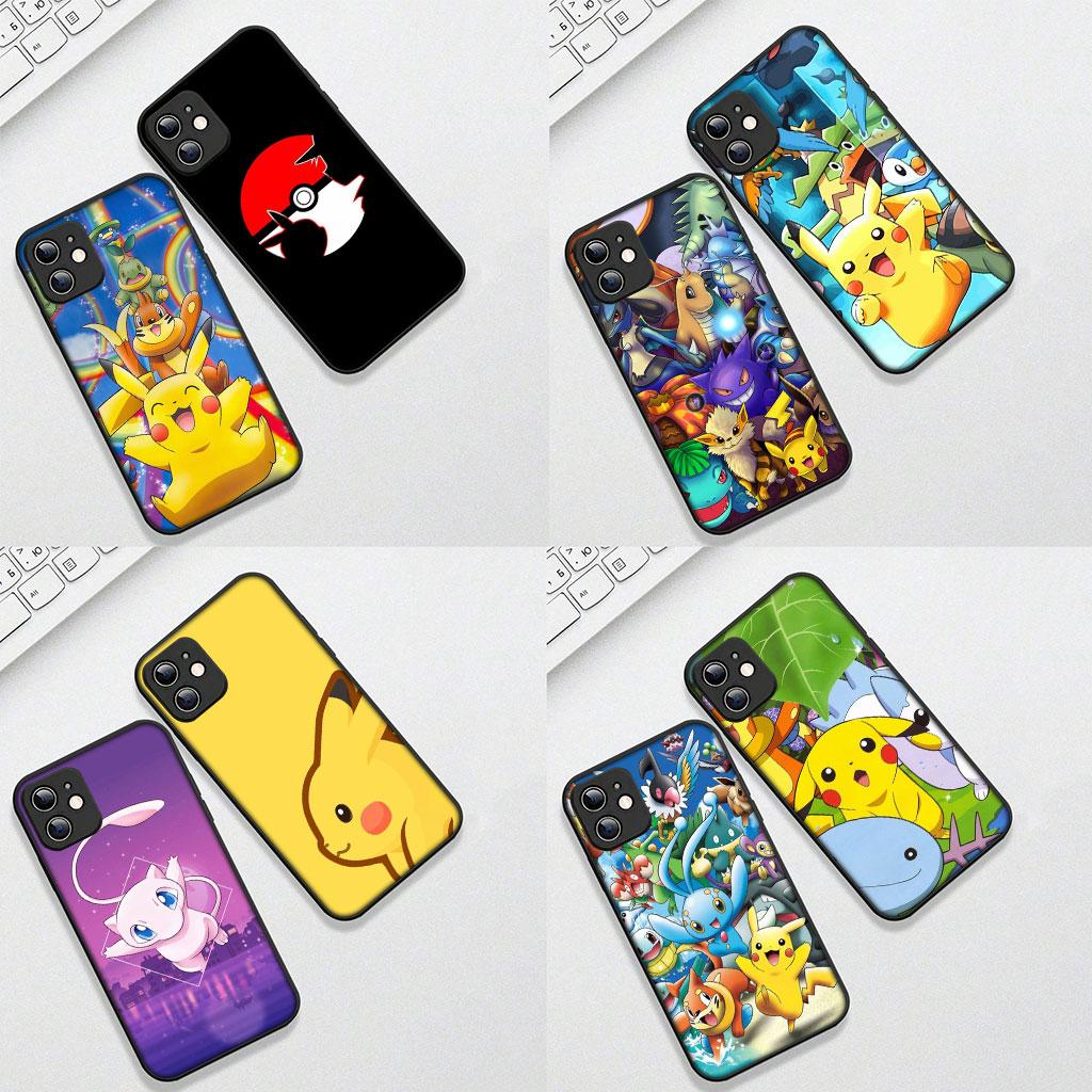 Mewtwo P-Pokemons GO P-Pikachus Cover for Motorola Moto Edge 50 30 Fusion 40 NEO Ultra Pro E14 G20 E15 G35 G84 G13 G53 Case