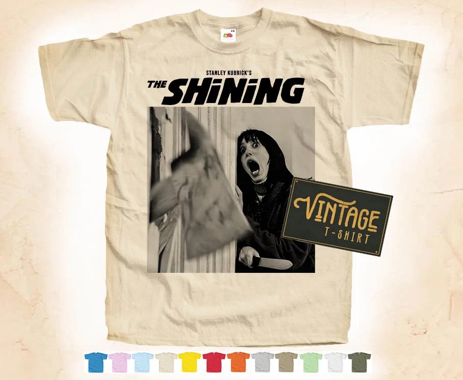 

Black Print THE SHINING v1 T-SHIRT Tee Vintage Poster 12 Colors S-5XL S