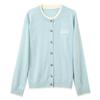 Sancai Plus Size Women's Faux Two-Piece Knit Cardigan