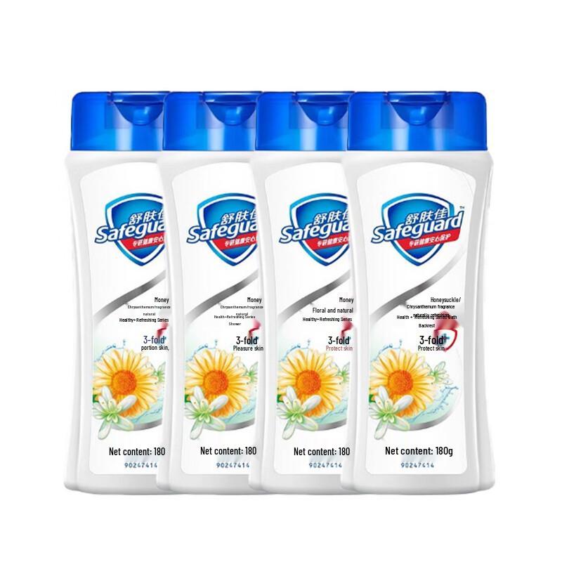 

Safeguard Honeysuckle & Chrysanthemum Moisturizing Body Wash (4 x 180g)