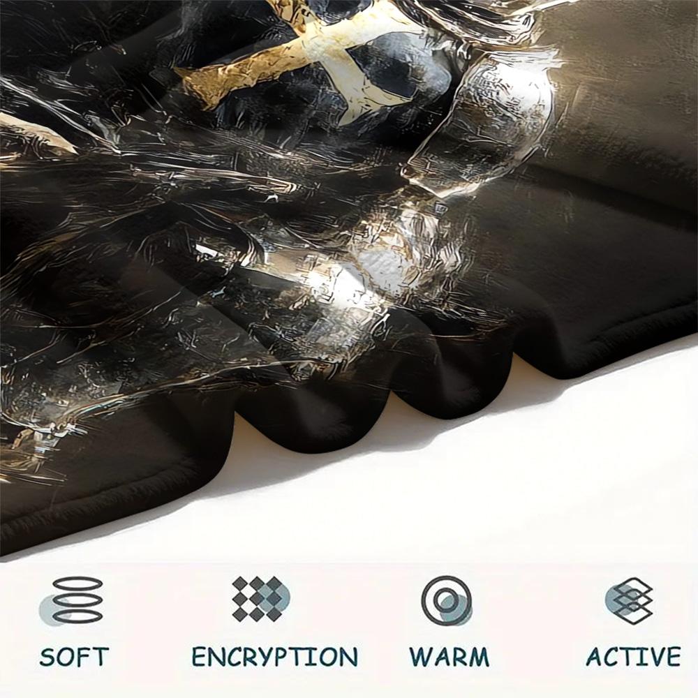 1 Stück Alien Erde Print Flanelldecke, Hohe Qualität, Bequem für alle Jahreszeiten, Heimdekoration, Wärme und Komfort, Perfekt für Weihnachtsgeschenke