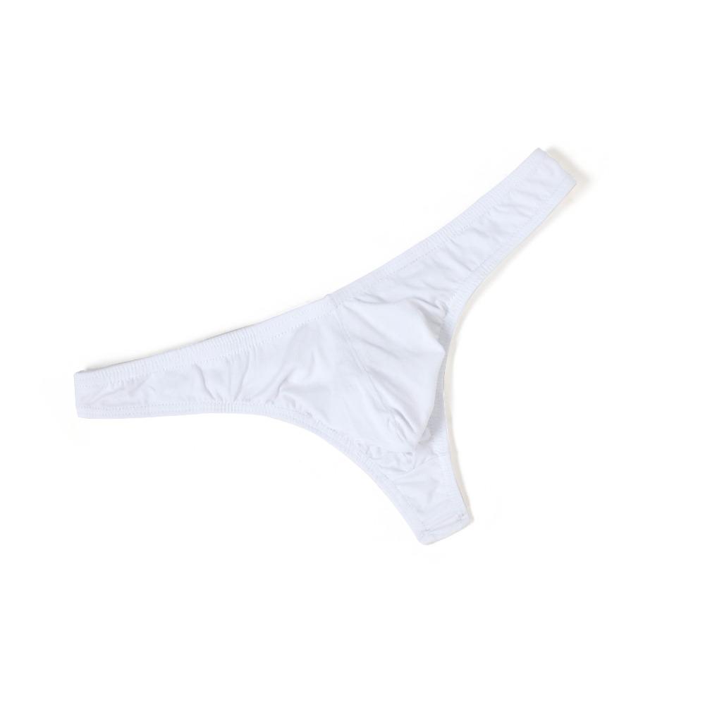 Transparent Ice Silk Thongs Large Size Mesh Underpants Breathable Men's Underwear Men