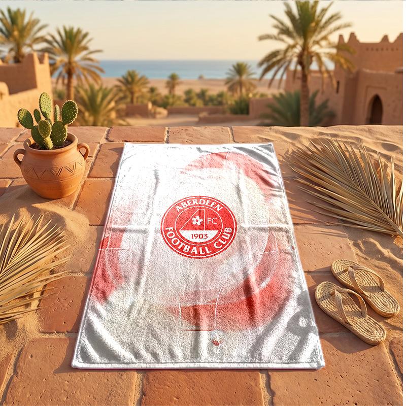Aberdeen FC Print Microfiber Beach Towel Quick Dry Absorbent Large Towel For Beach Swimming Travel
