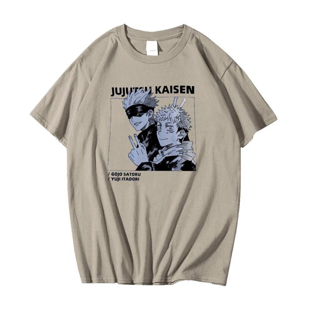 Harajuku Unisex's Tshirt Jujutsu Kaisen Printed Unisex Short Sleeve T Shirt Cool Cartoon Anime Casual T-shirt Unisex Streetwear Tops