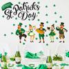 St. Patrick's Day Clover Letter Bedroom Living Room Study Room Holiday Decoration Beautification Stickers