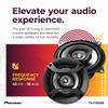 Pioneer TS-F1035R 2-Way Coaxial Car Audio Speakers - Full Range 4" Round Speakers, 150W Max Power (Pair)