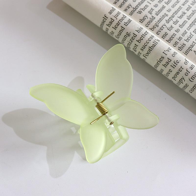 Bezaubernde Schmetterlings-Haarklammer - Mattiertes Design zieht Bienen und Schmetterlinge an