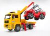 Man Tga Pomoc Drogowa Z Jeepem Bruder 02750 Seria Profi 1:16