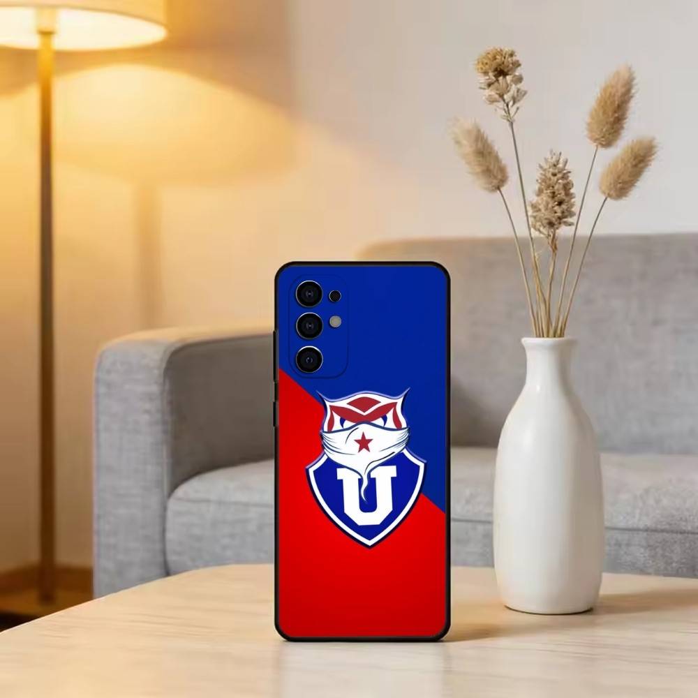U de Chile Phone Case Black Silicone Soft For Samsung S25,S24,S21,S22,S23,S30,Ultra,S20,Plus,Fe,Lite