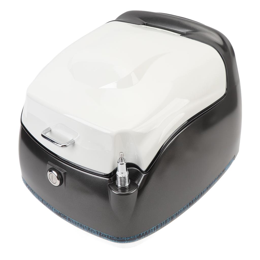 38L Motorcycle Top Case Fashionable Look Water Resistant Ample Space   Top Box for Electric Bike Scooter