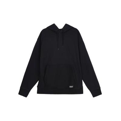 Levis Tek Renk Bol Kesim Kapüşonlu Sweatshirt Uzun Kollu Sweatshirt Erkek sweatshirt Siyah A1008-0000