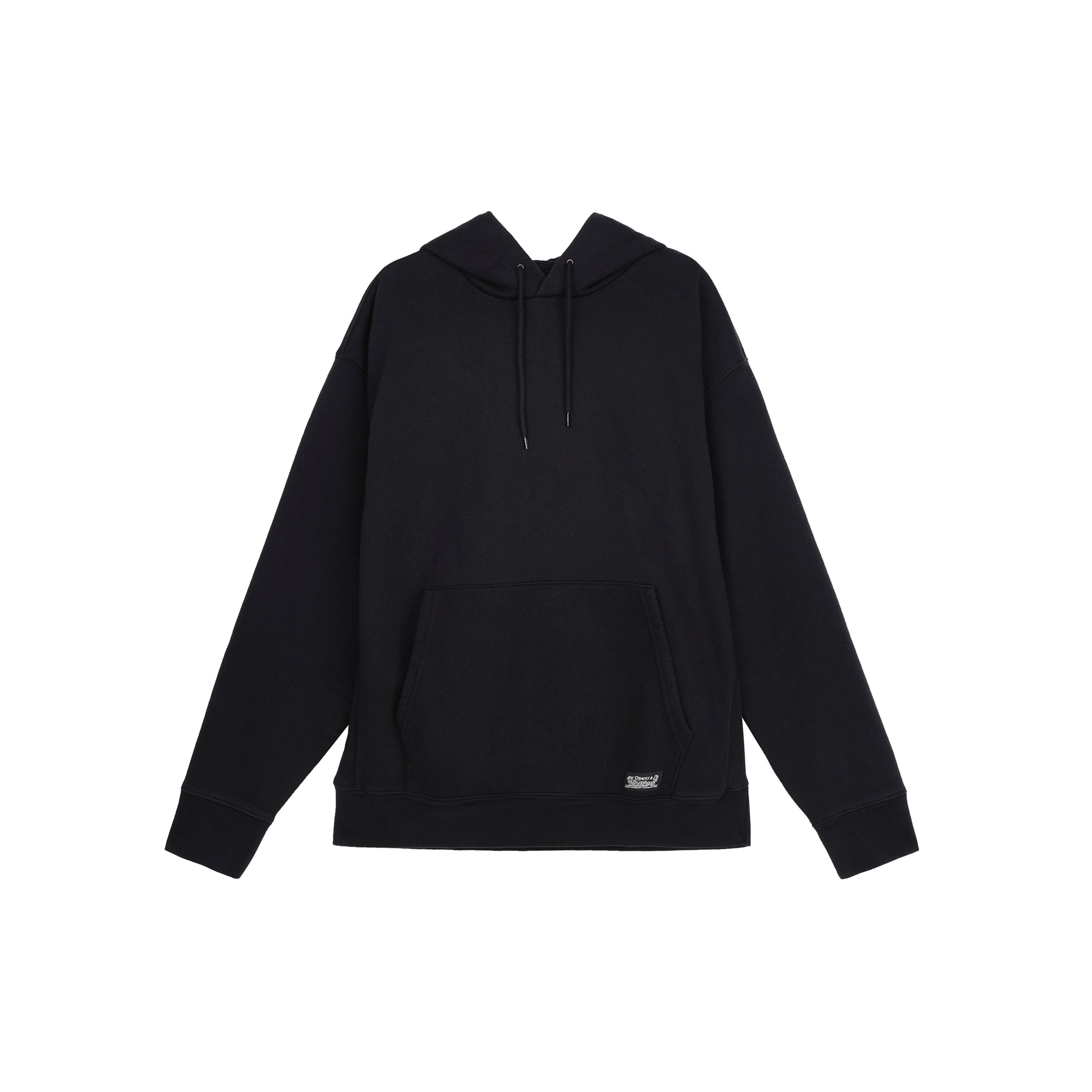 

Levis Solid Color Loose Fit Hooded Pullover Long Sleeve Hooded Pullover Men sweatshirt Black A1008-0000 S